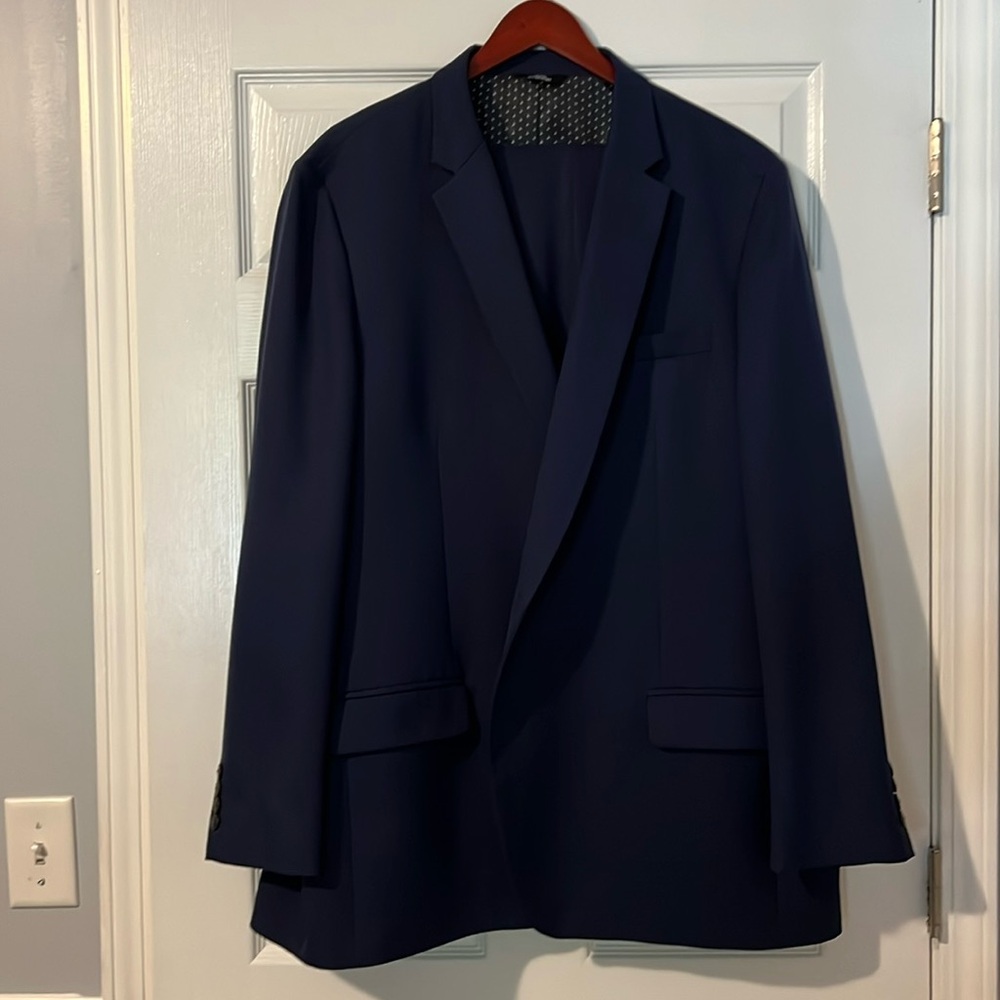 Haggar Classic Fit Men’s Suit 52L Coat 44X30 Pants